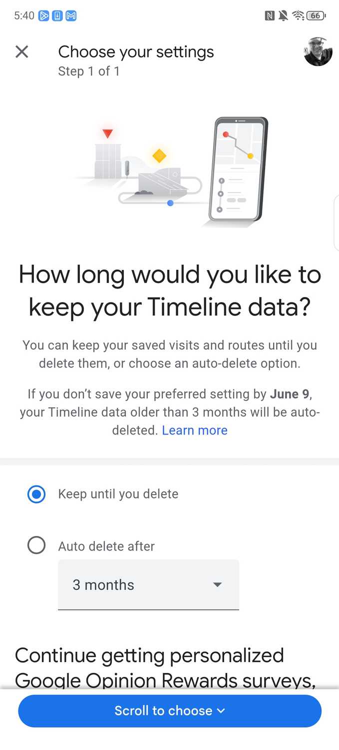 Android Time Line Google puts a rolling date on Maps Timeline's shutdown