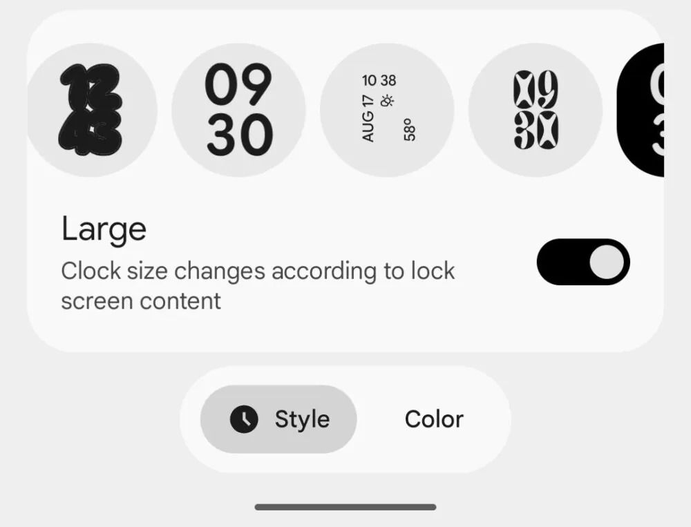 Google's Pixel lock screen clock could become as customizable as the ...