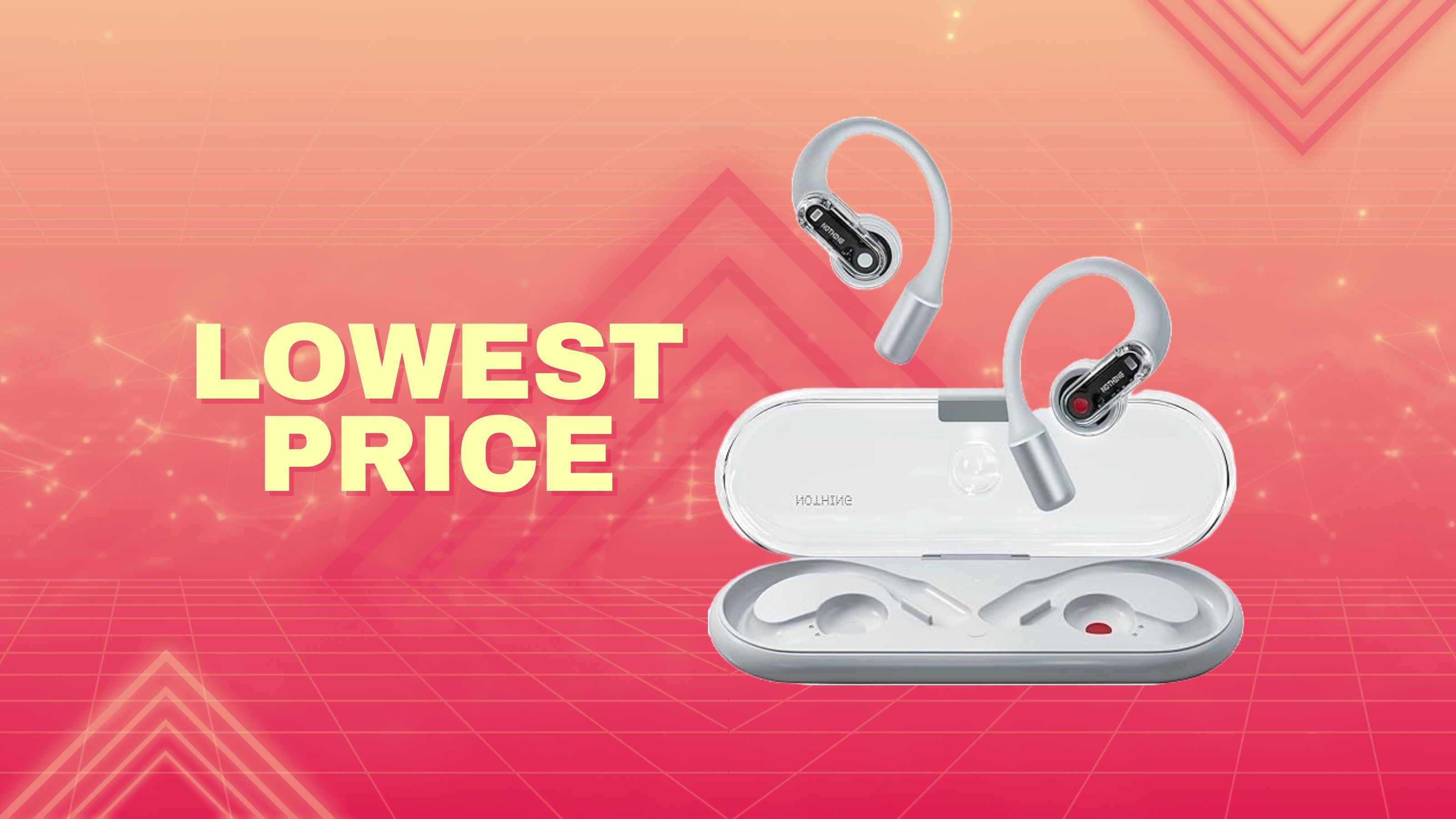 These quirky wireless earbuds from Nothing are at their lowest