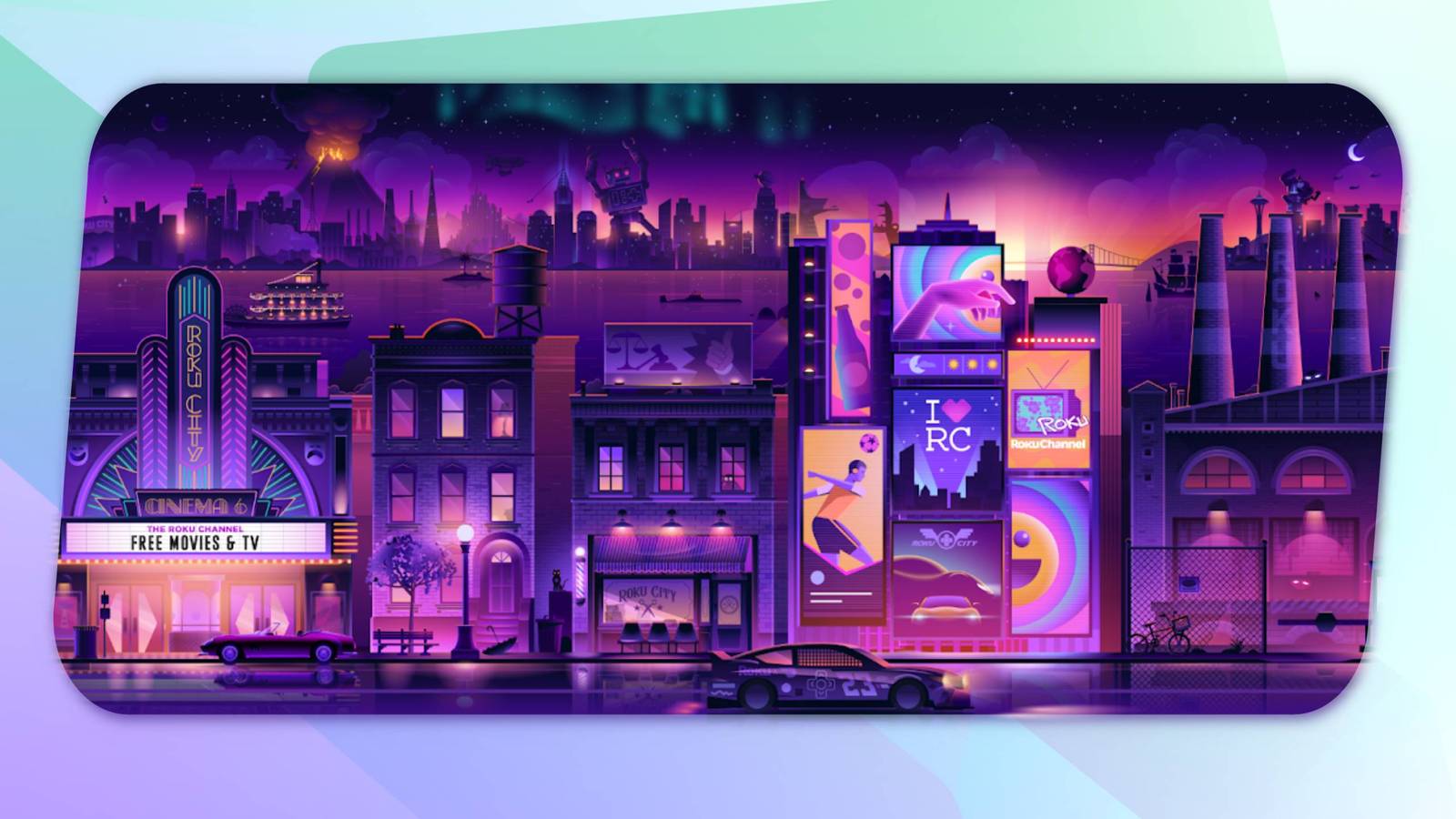 Spring Roku City Roku City's glow up is rolling out worldwide this week