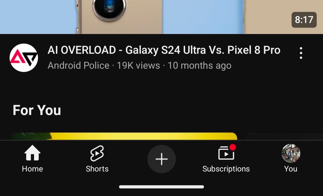 YouTube's latest UI update makes the bottom bar less boring