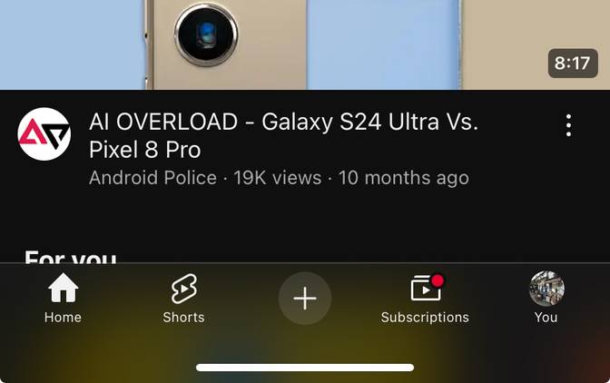 YouTube's latest UI update makes the bottom bar less boring