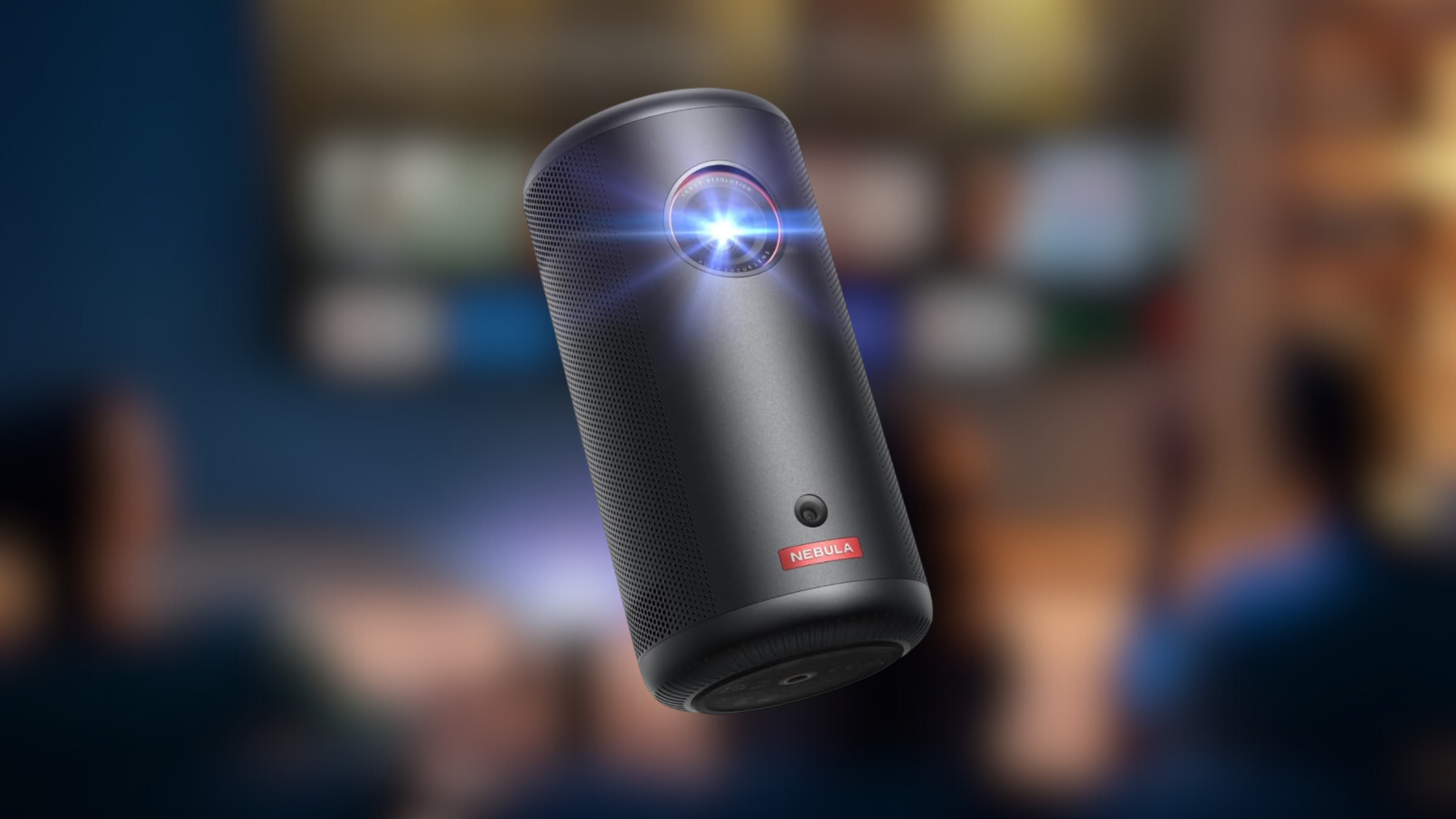 Take movie nights anywhere with this Google TV-powered projector