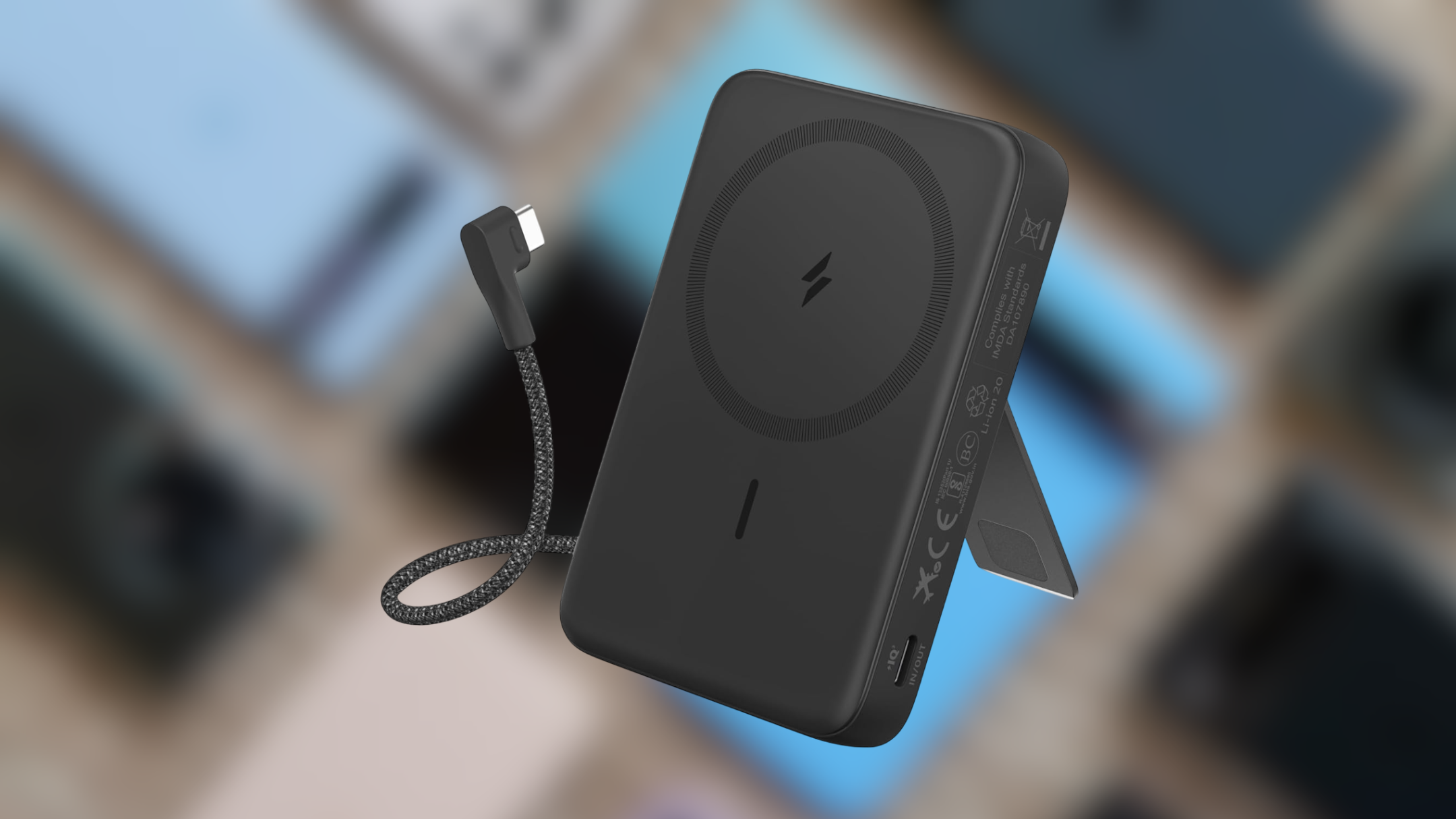 スマホアクセサリー MAGNETIC POWER BANK Amazon.com: BENKS Magnetic Wireless Power Bank Compatible with