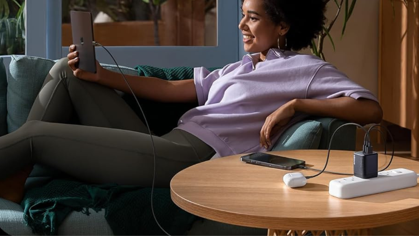 Dispositivos conectados ao carregador Anker Prime 67W USB C