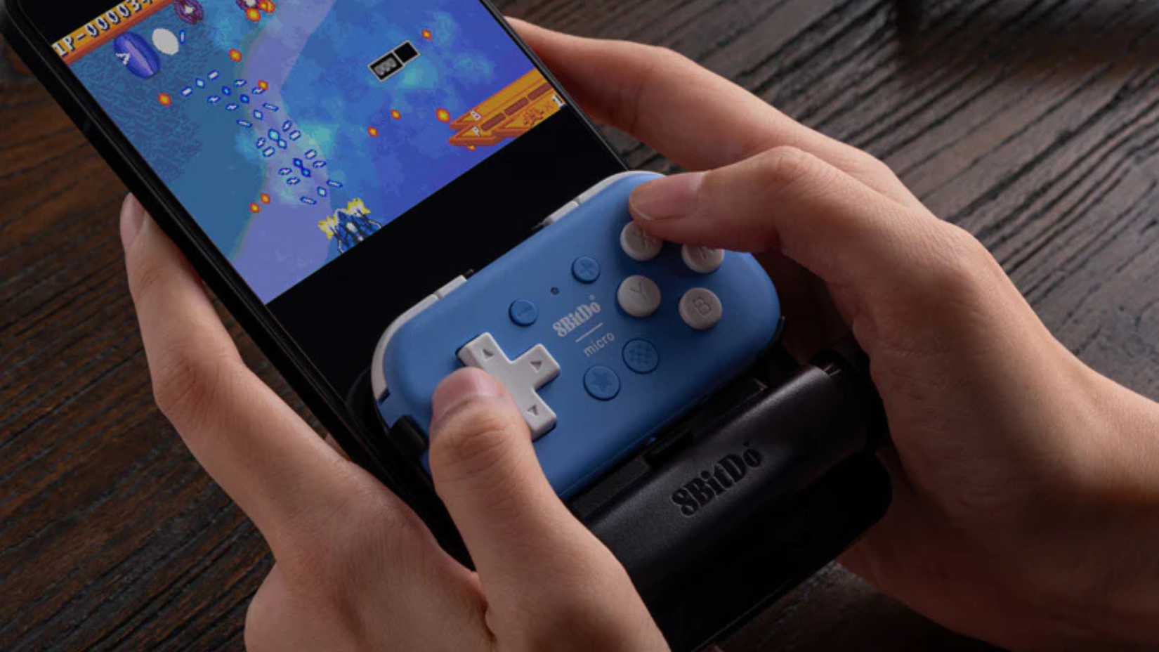 8bitdo Handheld 8BitDo's unique clip accessory makes it easy to attach its tiny ...