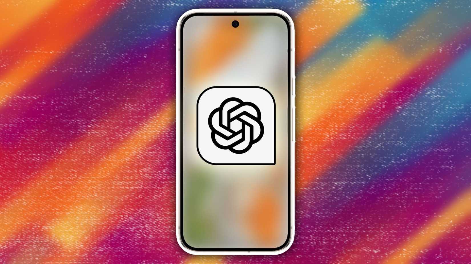 تعد قوائم تشغيل Spotify المدعومة بالذكاء الاصطناعي جيدة ولكن إليك كيفية تعزيزها باستخدام ChatGPT 1 شعار ChatGPT على الهاتف المحمول على خلفية منمقة