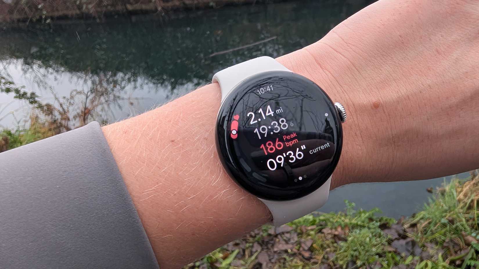 Google Pixel Watch 3 running 3
