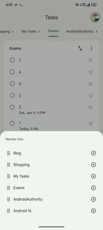 Google Tasks Reorder Lists Upcoming-AA
