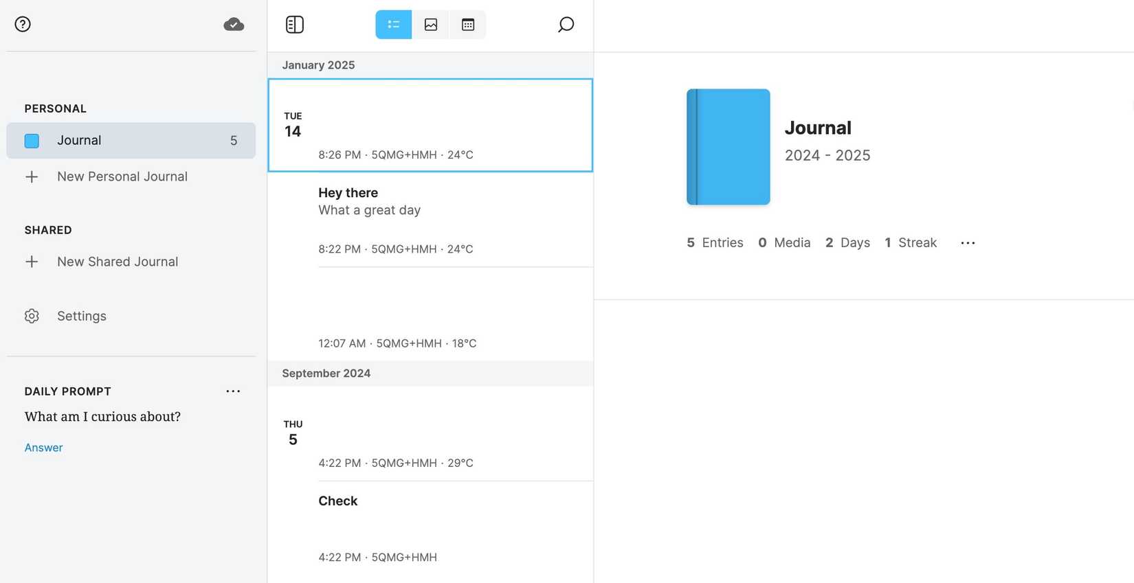 Day One Web I tried iPhone's best journal app on Android and here's my verdict