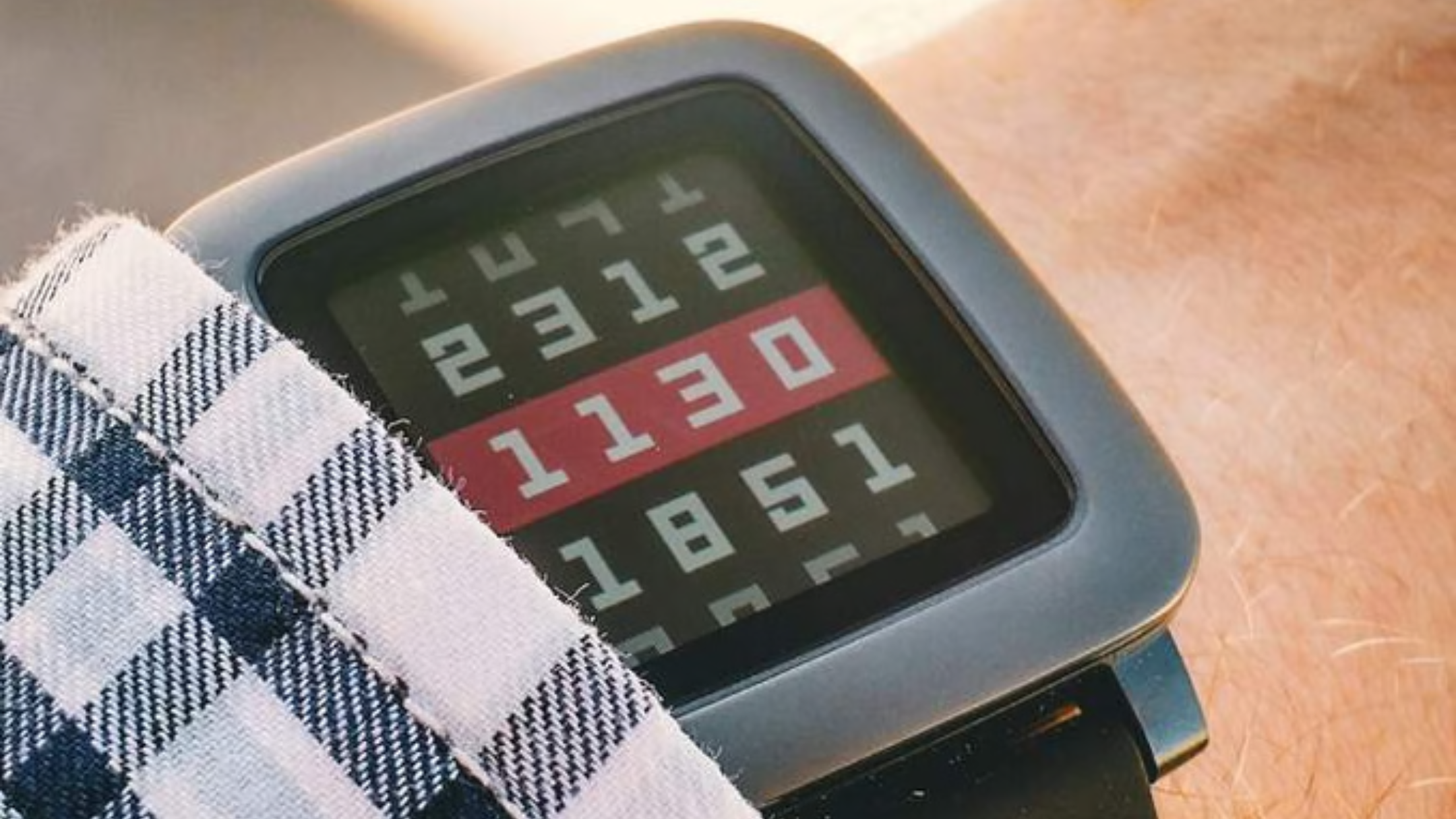 Pebble Time e polso
