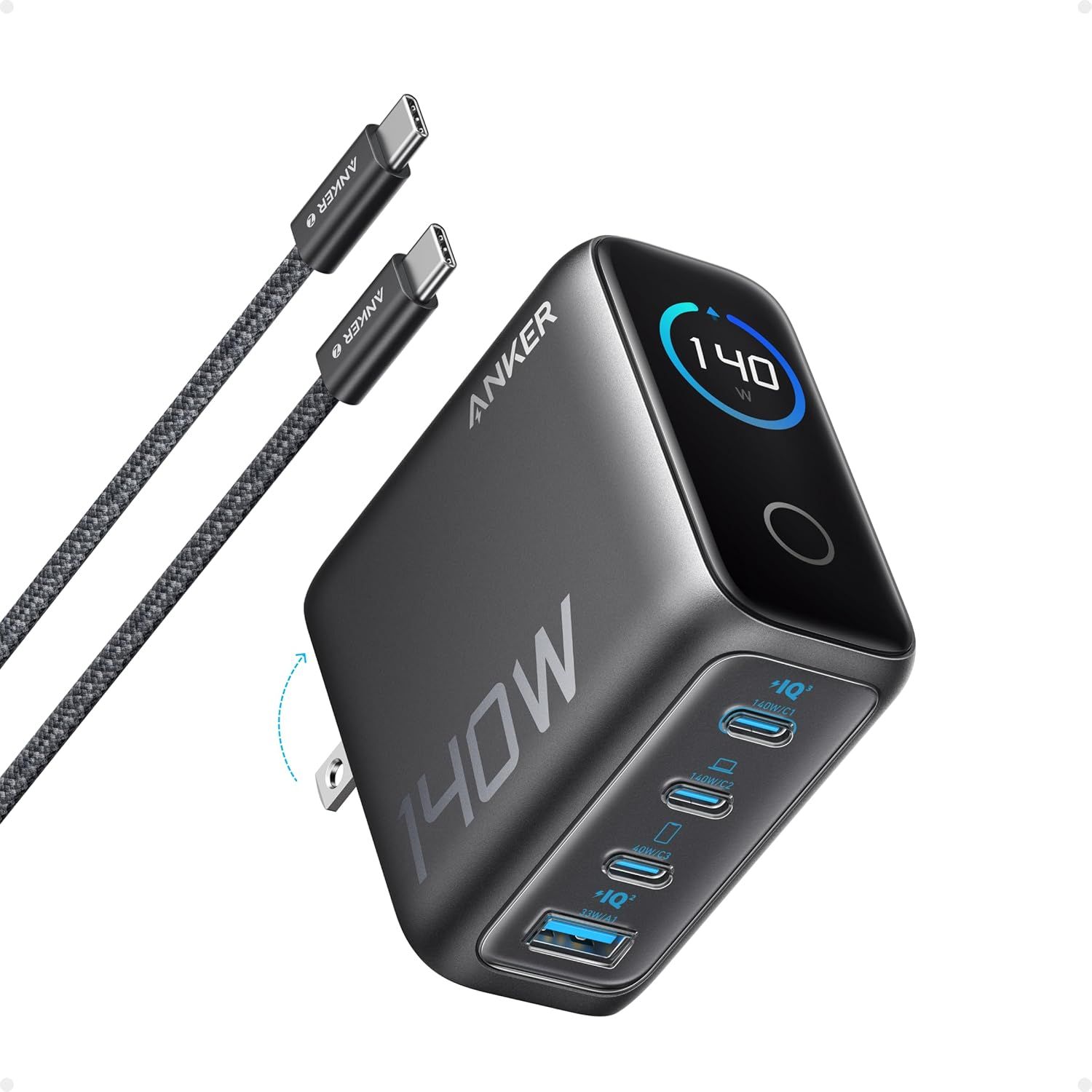 This Anker 140W 4-port charger just hit its lowest price ever