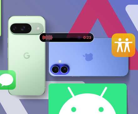 يظهر إصدار Android من Apple NameDrop مرة أخرى 1 Google Pixel بجوار iPhone 16 مع إبراز بعض ميزات iPhone.