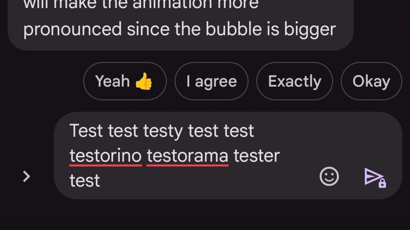 Animation Sent Google Messages' new chat bubble animation bounces onto the stable channel
