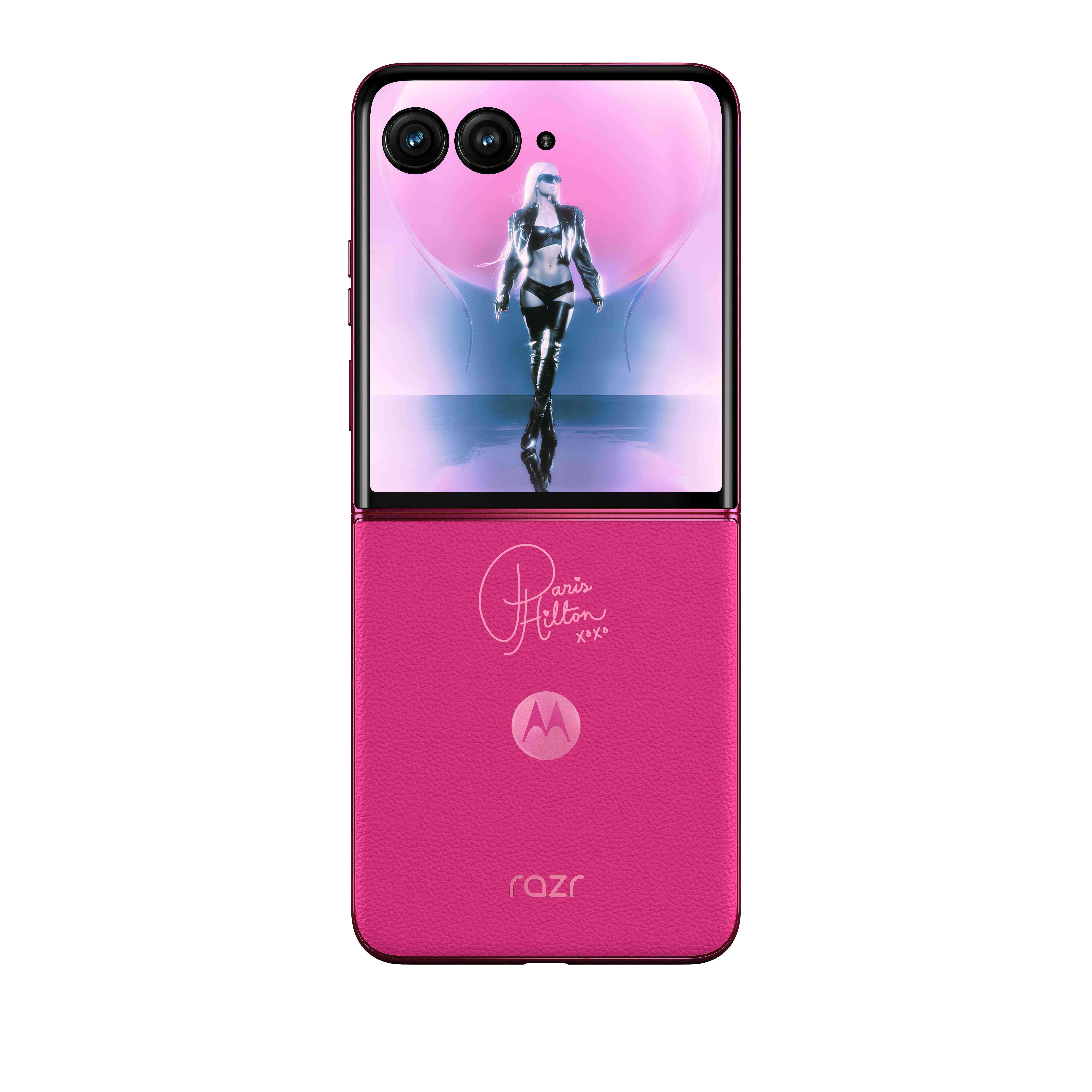 Motorola's new Paris Hilton edition Razr+ is so unapologetically pink ...