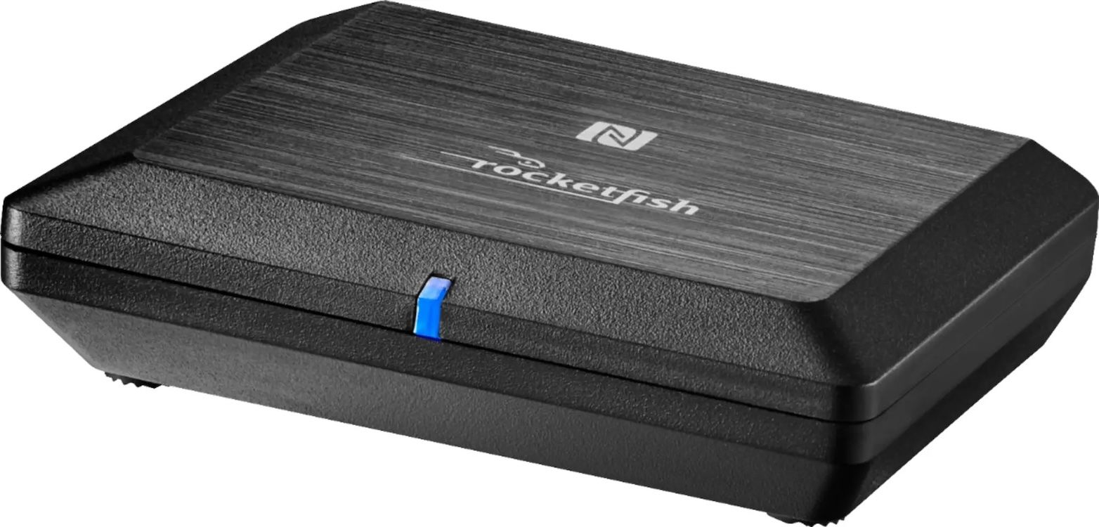 The Rocketfish Bluetooth Receiver.