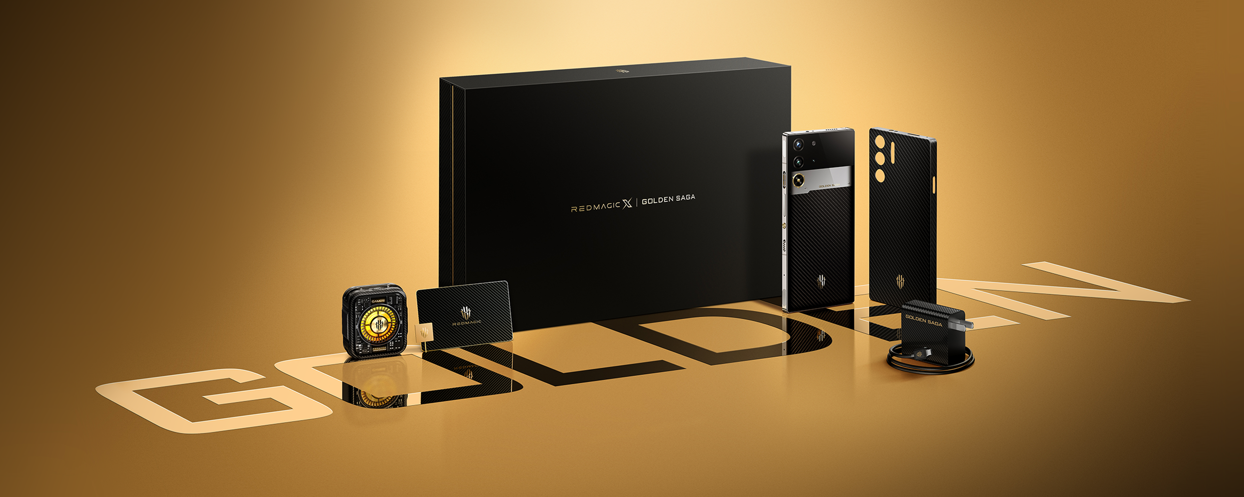 This limited edition Redmagic 10 Pro phone features real gold and silver