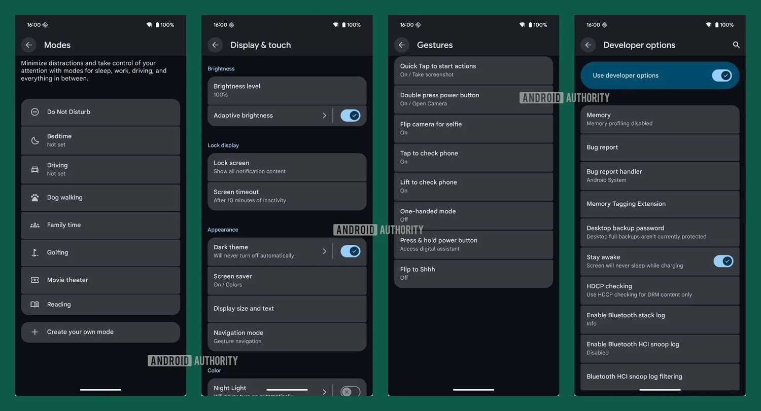 Main Settings Menu Google could give Android 16's Settings sub-menus a card-style redesign