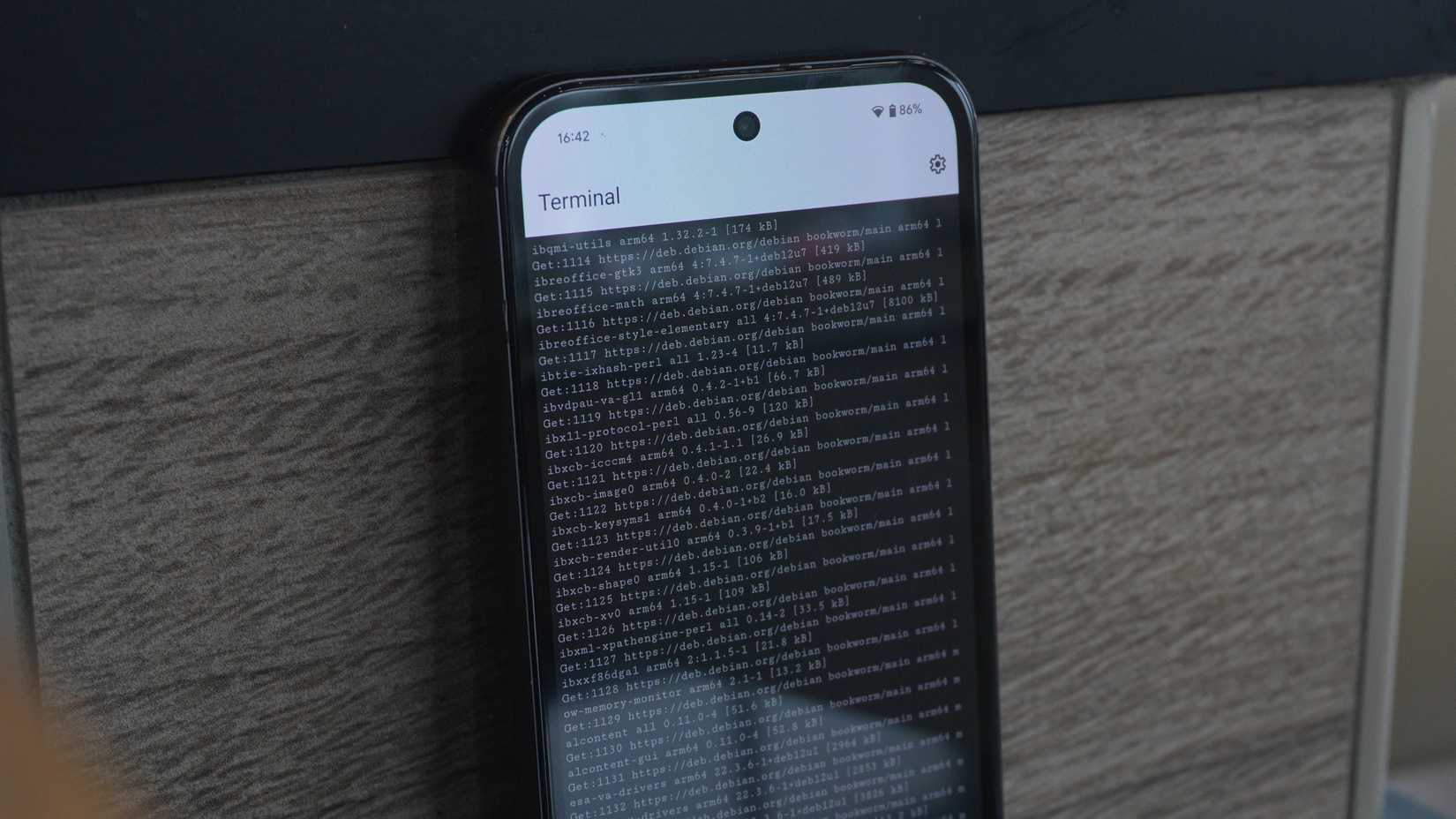The Linux terminal on Android
