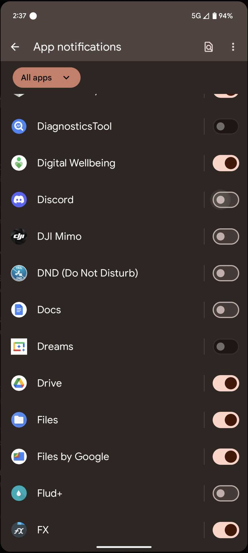Android: How to turn on lock screen notifications