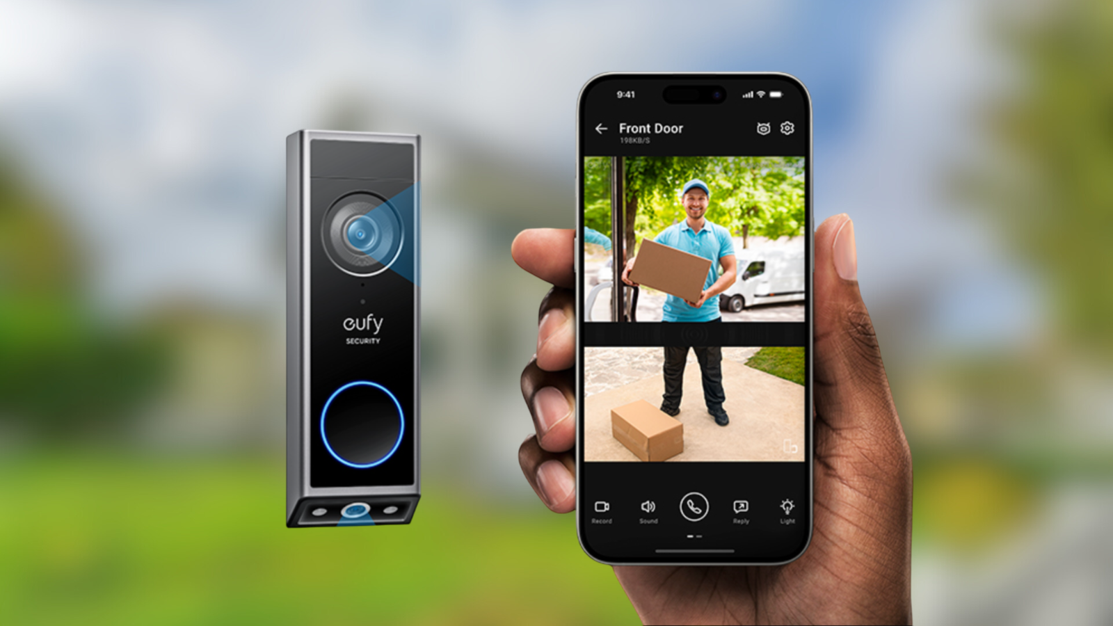 This smart doorbell camera monitors visitors and your packages, and is ...
