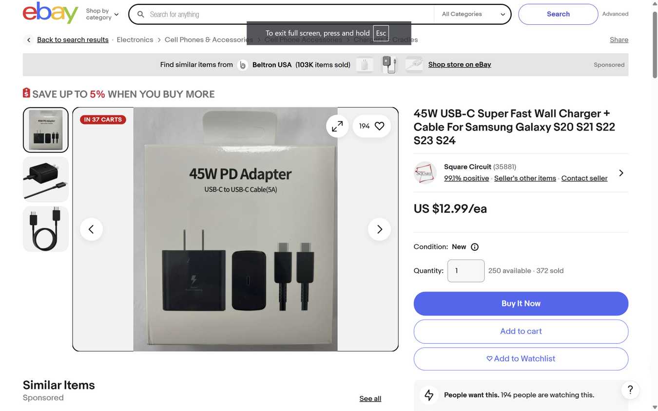 How to identify a counterfeit smartphone charger