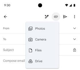 Gmail could soon tap your phone's camera for easier attachments