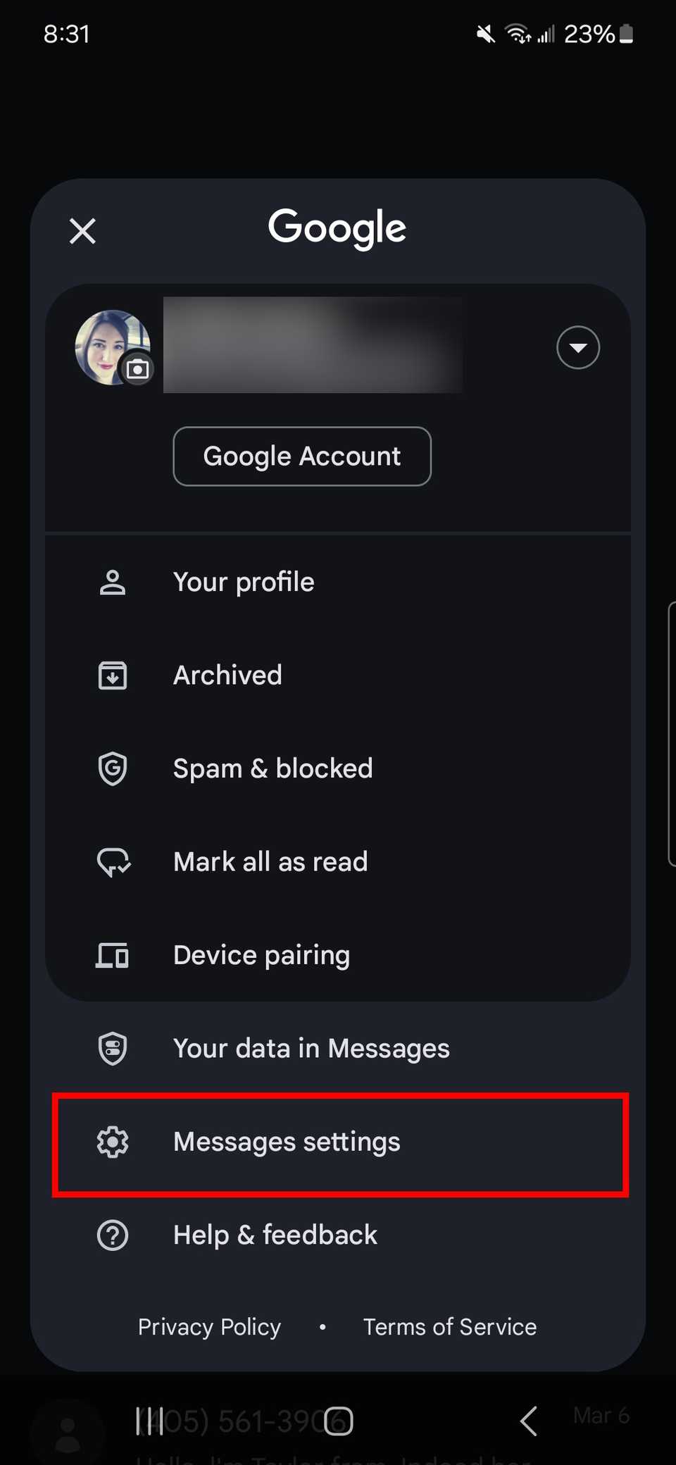 Rode Message Text How to react to a text message on your Android phone