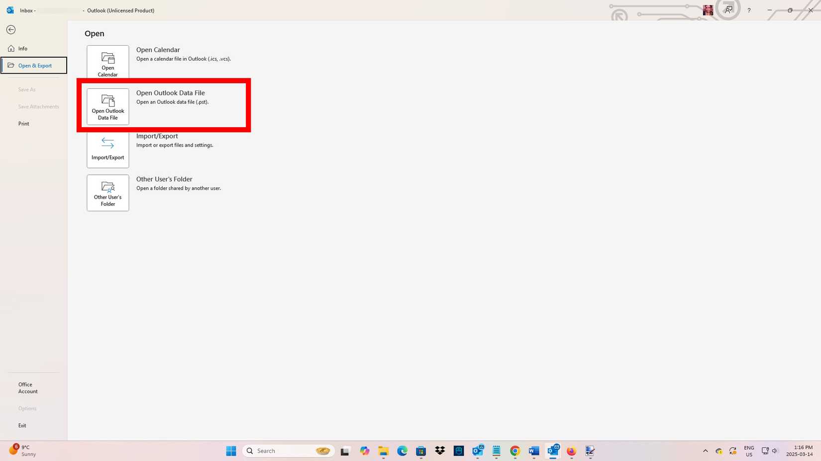 Outlook: How to repair corrupted PST and OST files