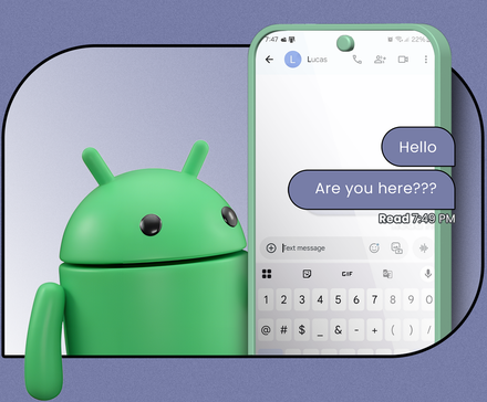 How to react to a text message on your Android phone