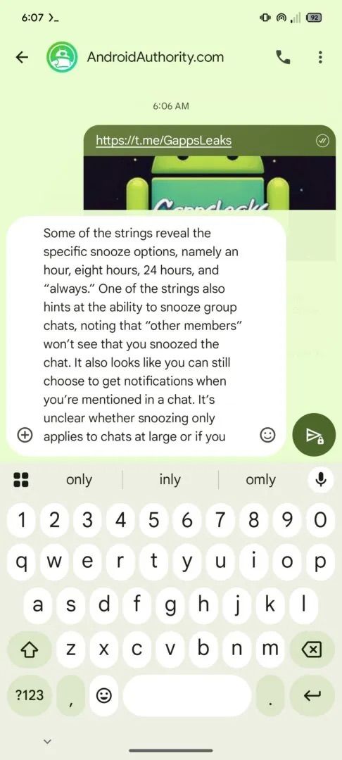 Google Messages could make it easier to view your lengthy texts before ...