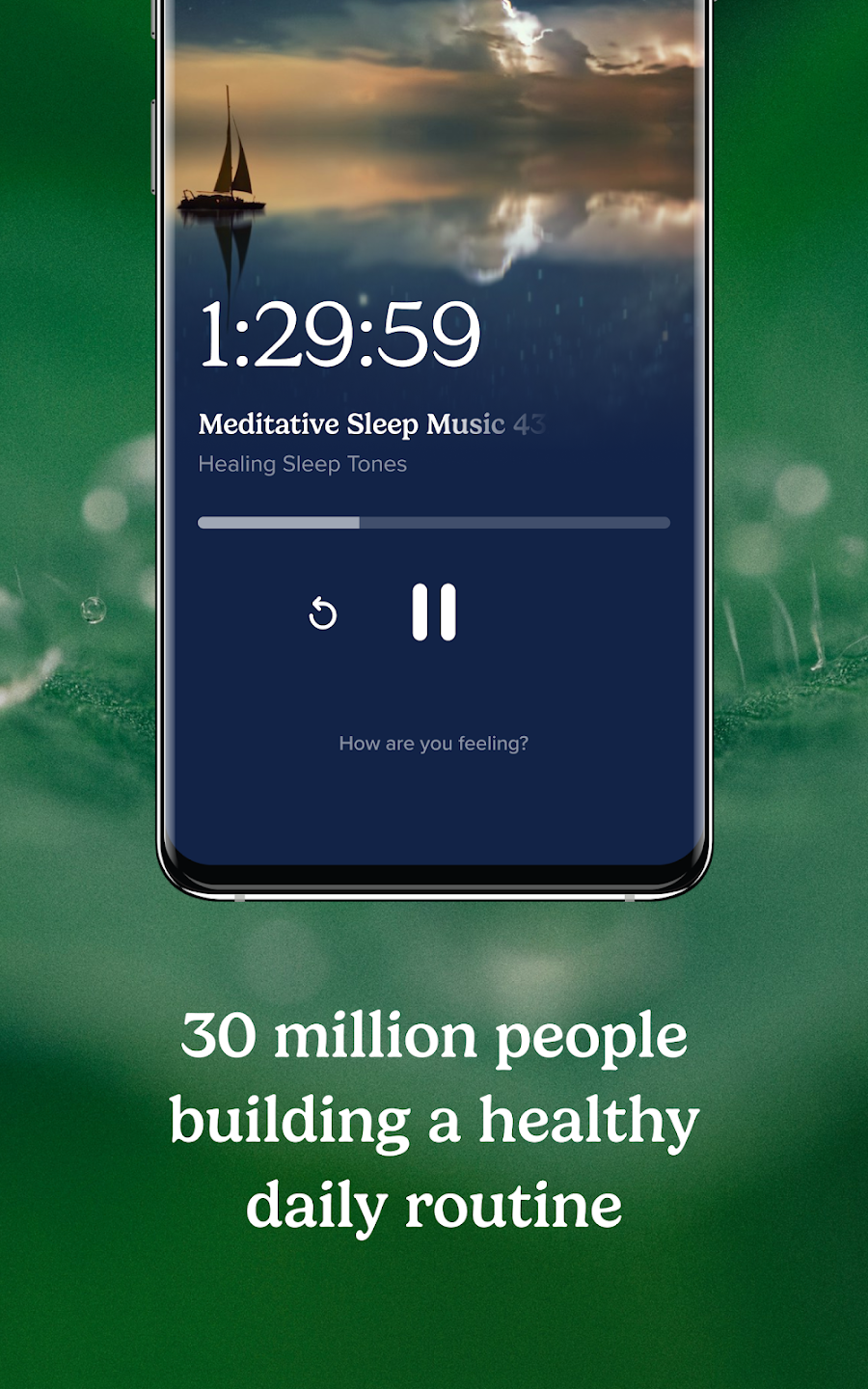 I took a chance on this free meditation app and I'm finally getting 8 ...