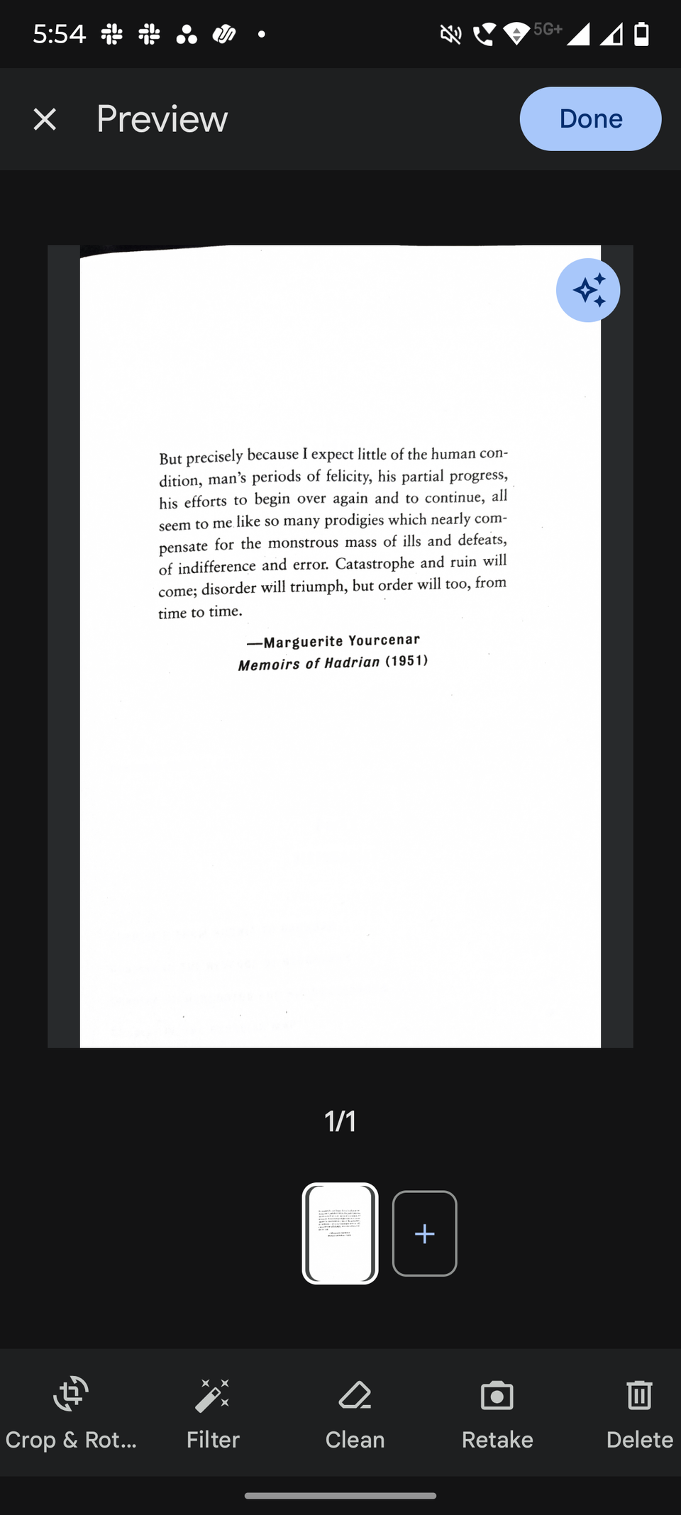 Phone Complete Scan Image Your Android phone can now fix document scans before you even know it