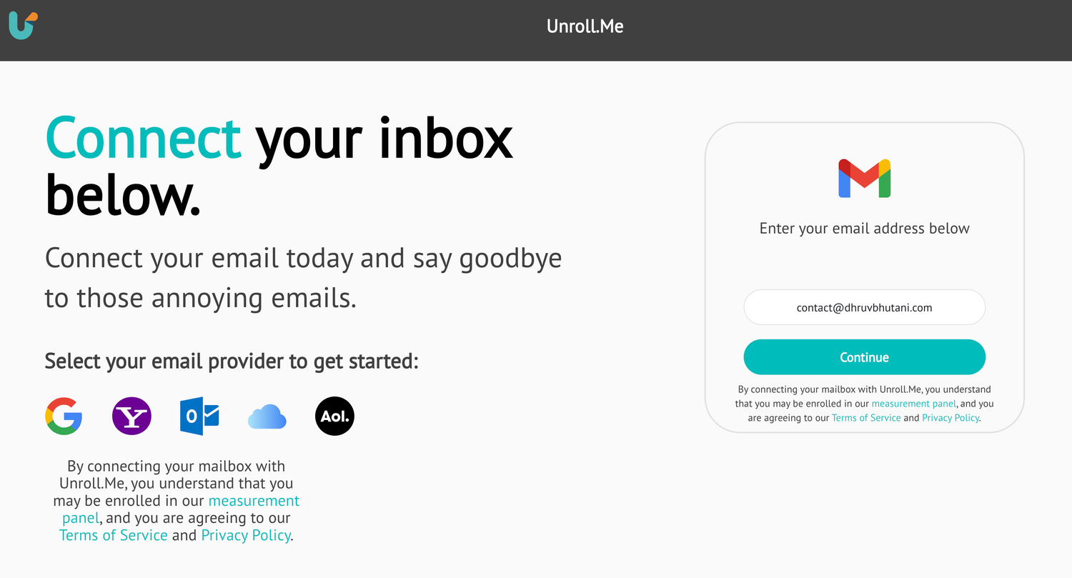 Unroll Sign 5 ways to minimize or eliminate spam emails using filters and custom ...