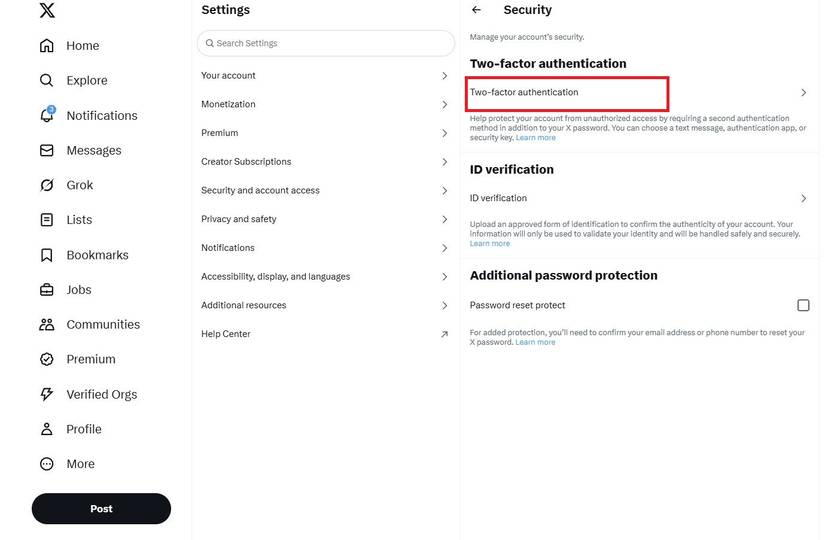 X: How to change your privacy settings