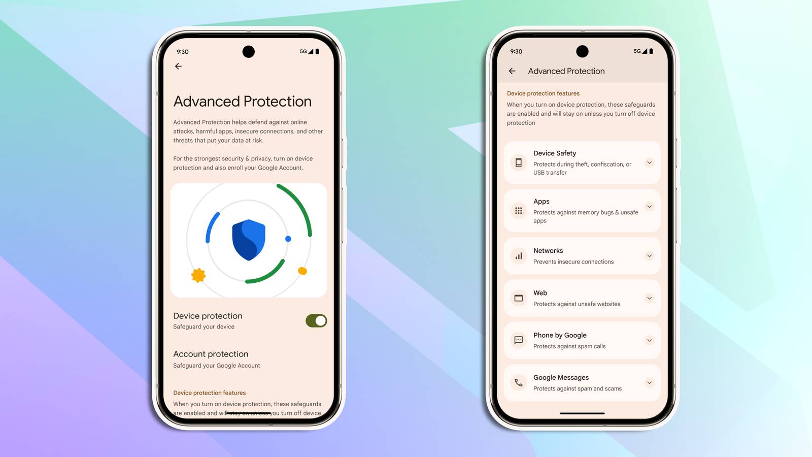Android Advanced Devices Android 16's Advanced Protection brings Google's strongest security ...