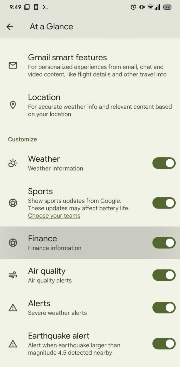 Pixel's At a Glance widget could soon help to keep an eye on your finances