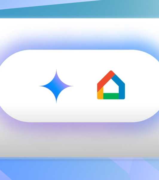 An image of Gemini and Google Home's respecitve logos.
