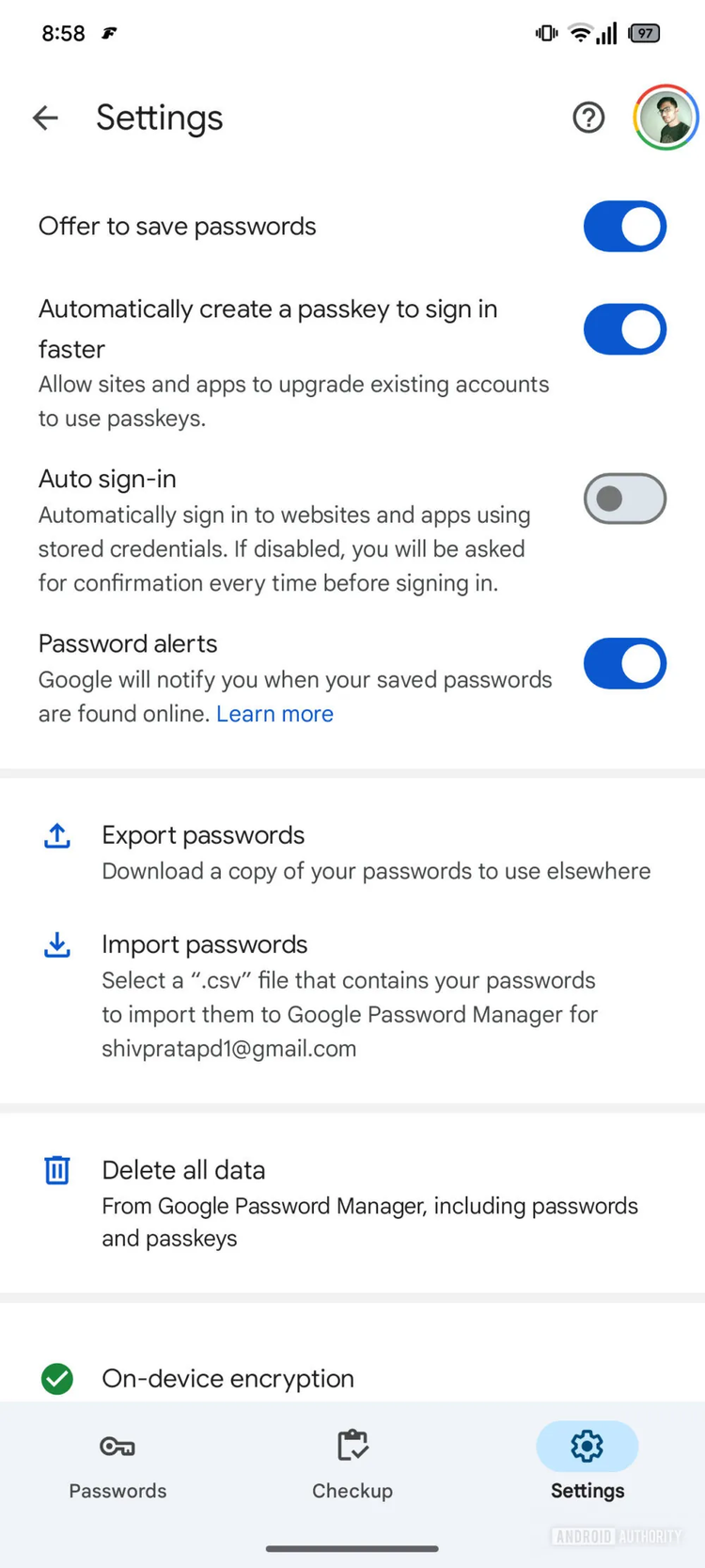 Android Google Password Manager Google may auto-convert your passwords to passkeys on Android [Update ...