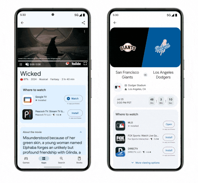 Google Play now helps you discover more of what you love