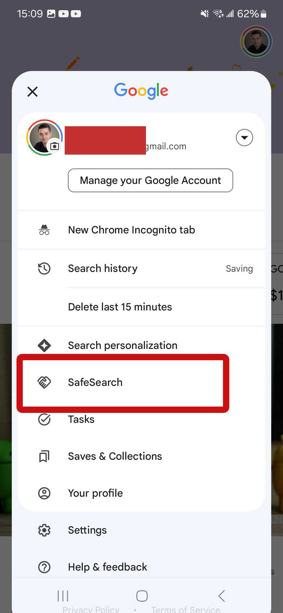 How to block sensitive content on Android