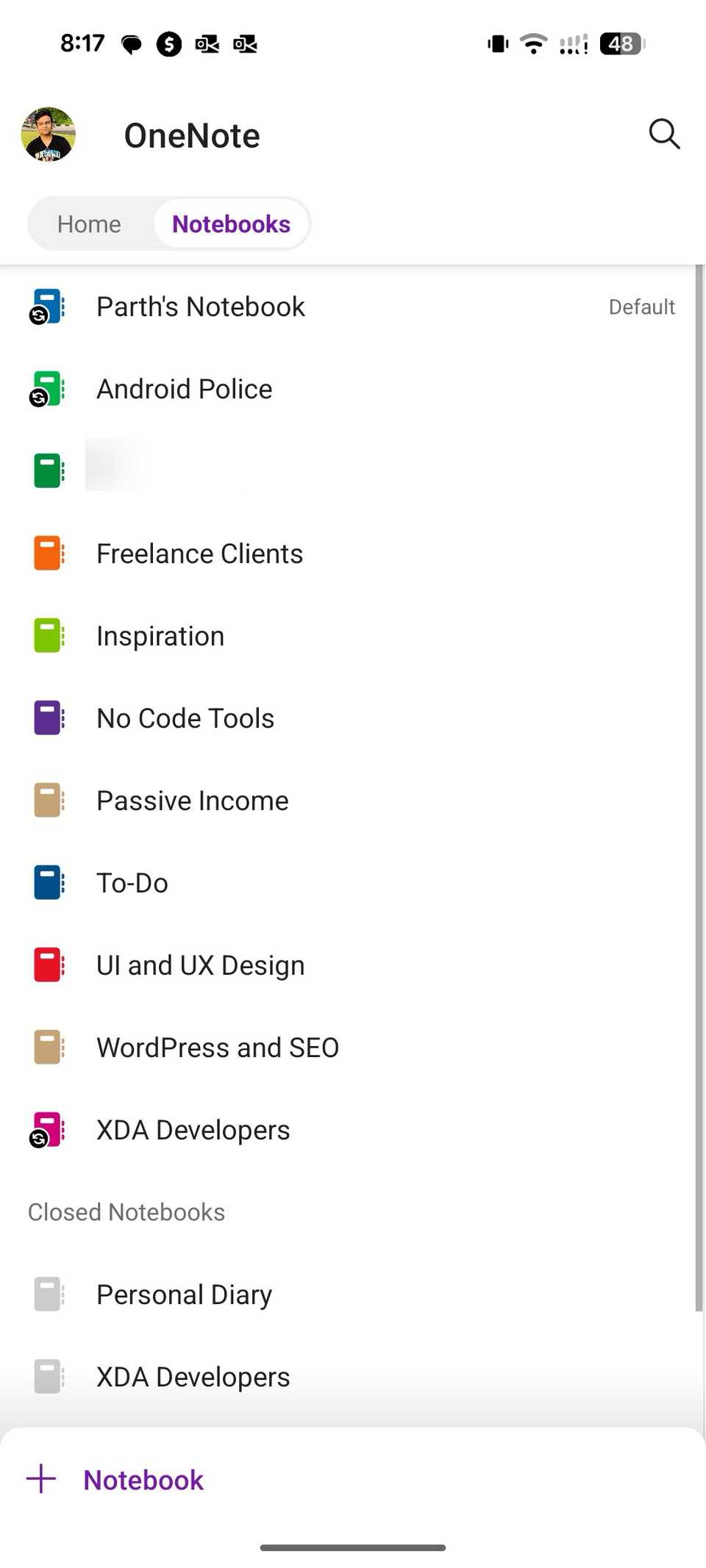 Controllare i blocchi appunti in OneNote