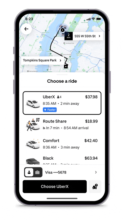 Uber reinvents public transit with new Route Share option