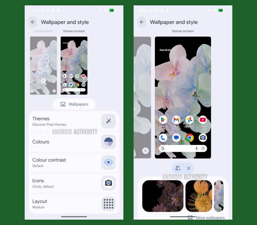 Android 16 QPR1 Beta 1 hints at comprehensive theme pack support