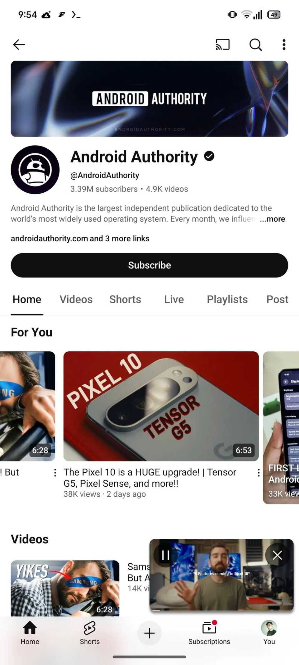YouTube’s revamped mini player may hide controls in unexpected places