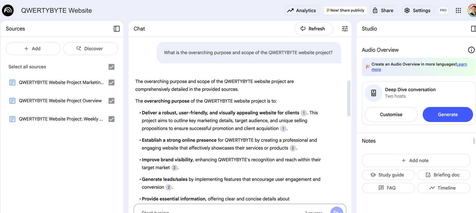 I started using NotebookLM with Google Docs and it's been a game changer