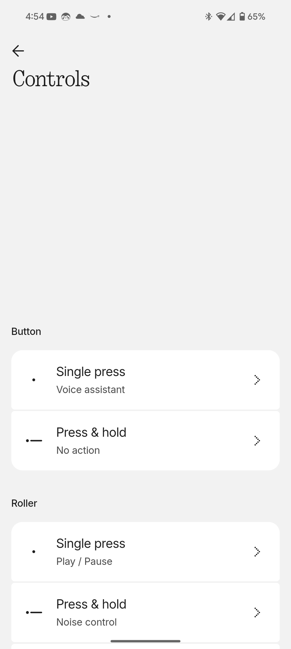 Nothing headphone (1) control the application improvement improvement