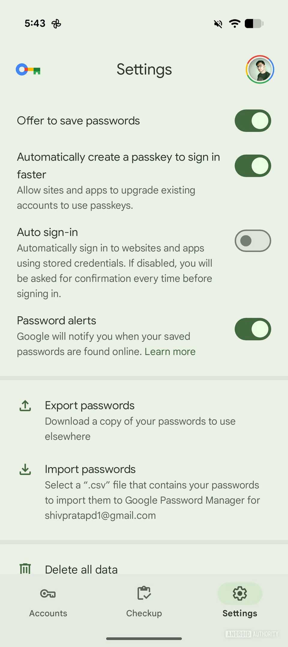 Google is bringing a fresh Material look to its built-in password manager