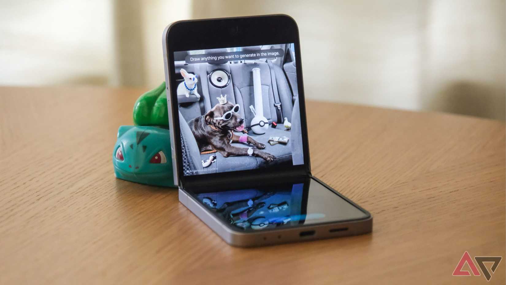 Samsung Galaxy Z Flip 6 running Galaxy AI feature called Sketch to Image