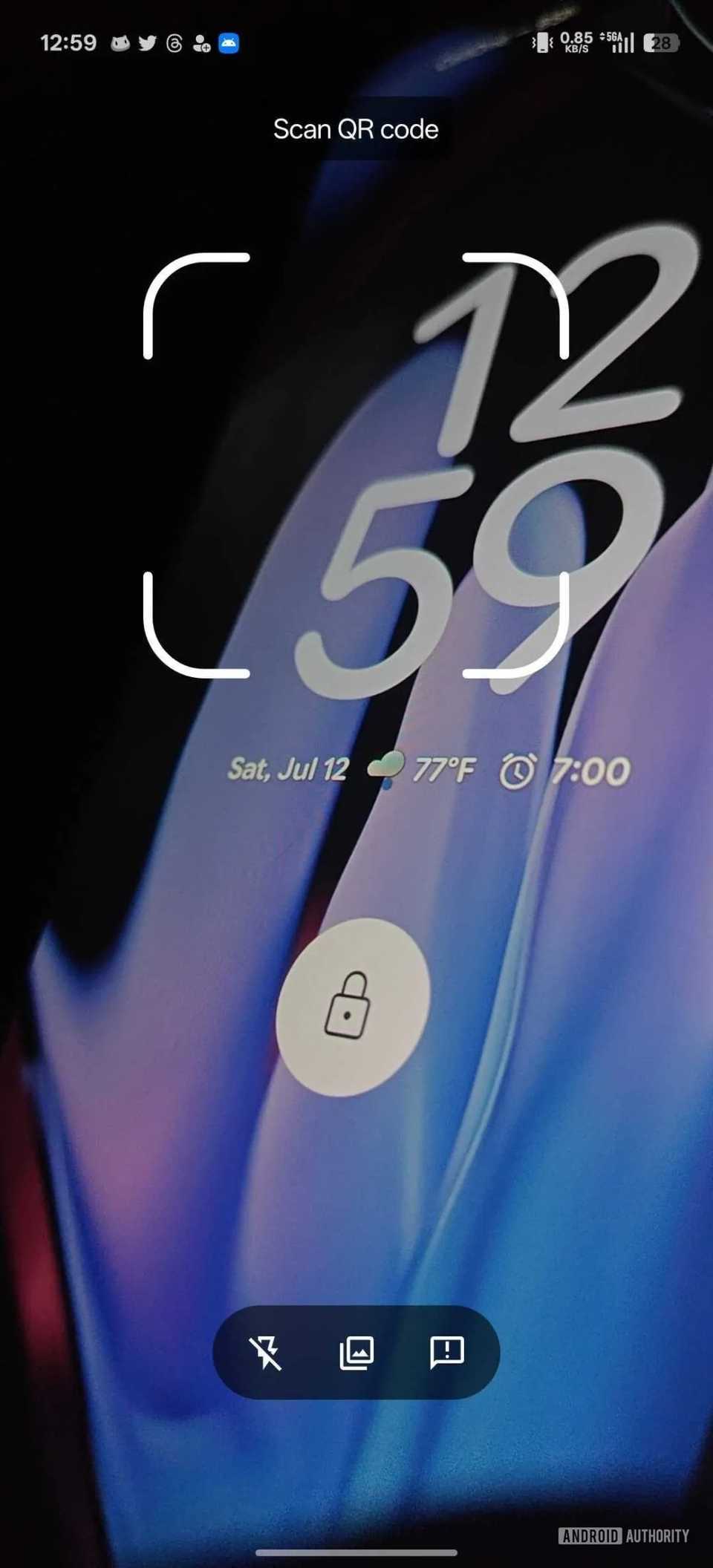 Android now makes its QR scanner way easier to use with one hand